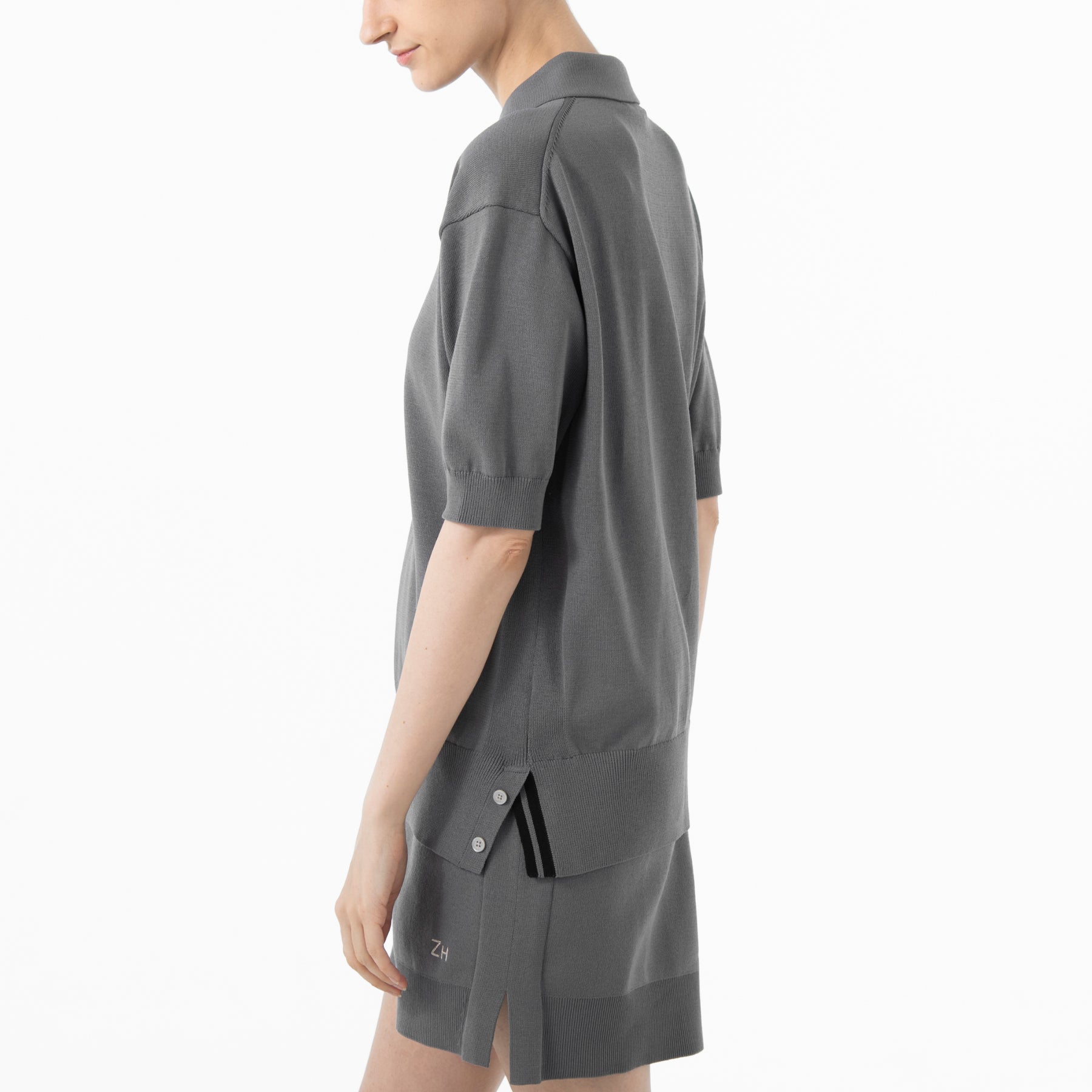 ZHG-W5A4c | Short-Sleeve Knit Polo 85138