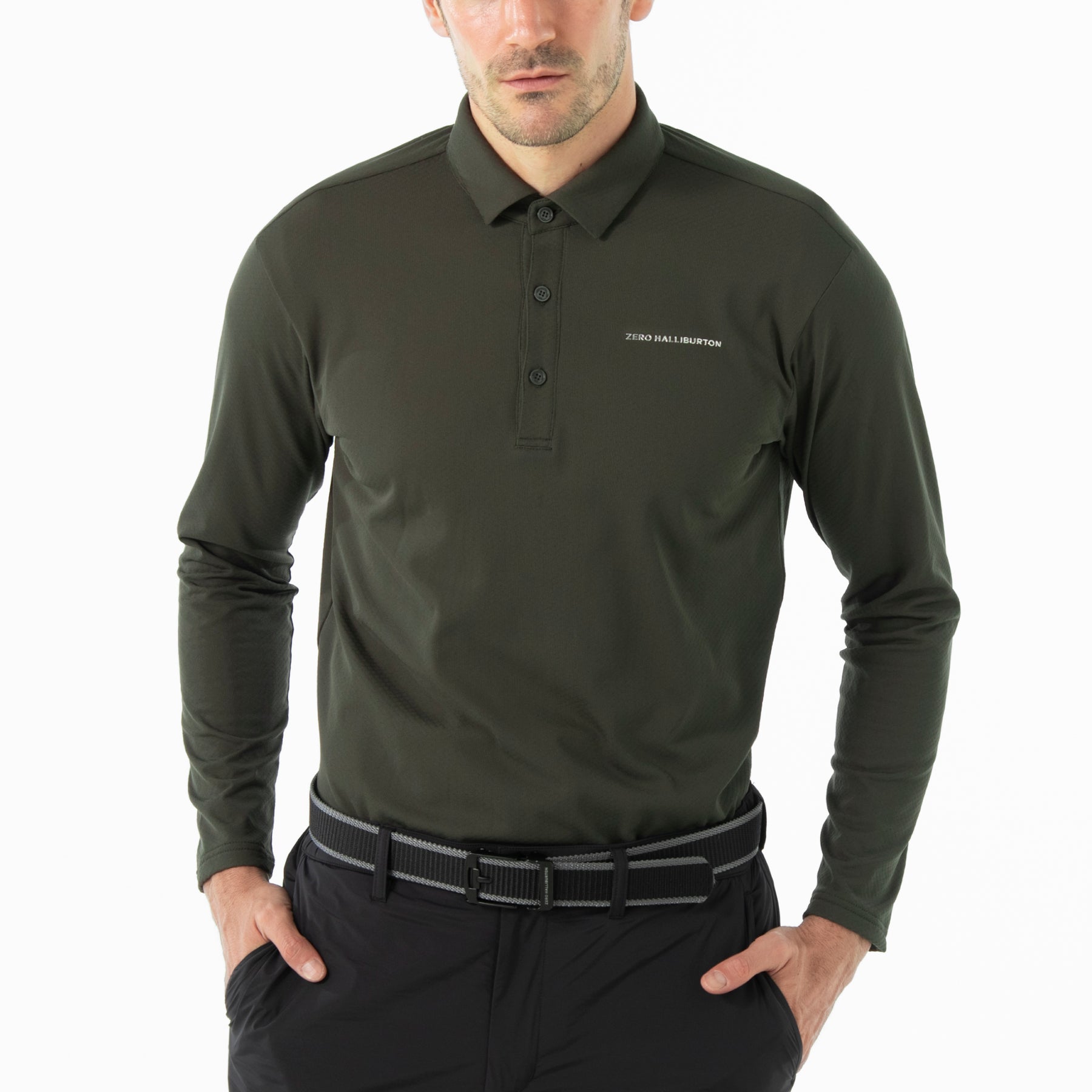 ZHG-M5A8a | Octa Long-Sleeve Polo 85123