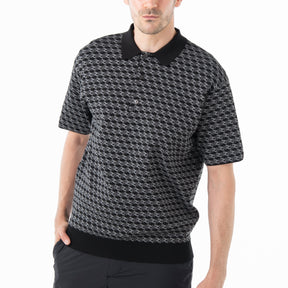 ZHG-M5A4d | Short-Sleeved Monogram Knit Polo 85116