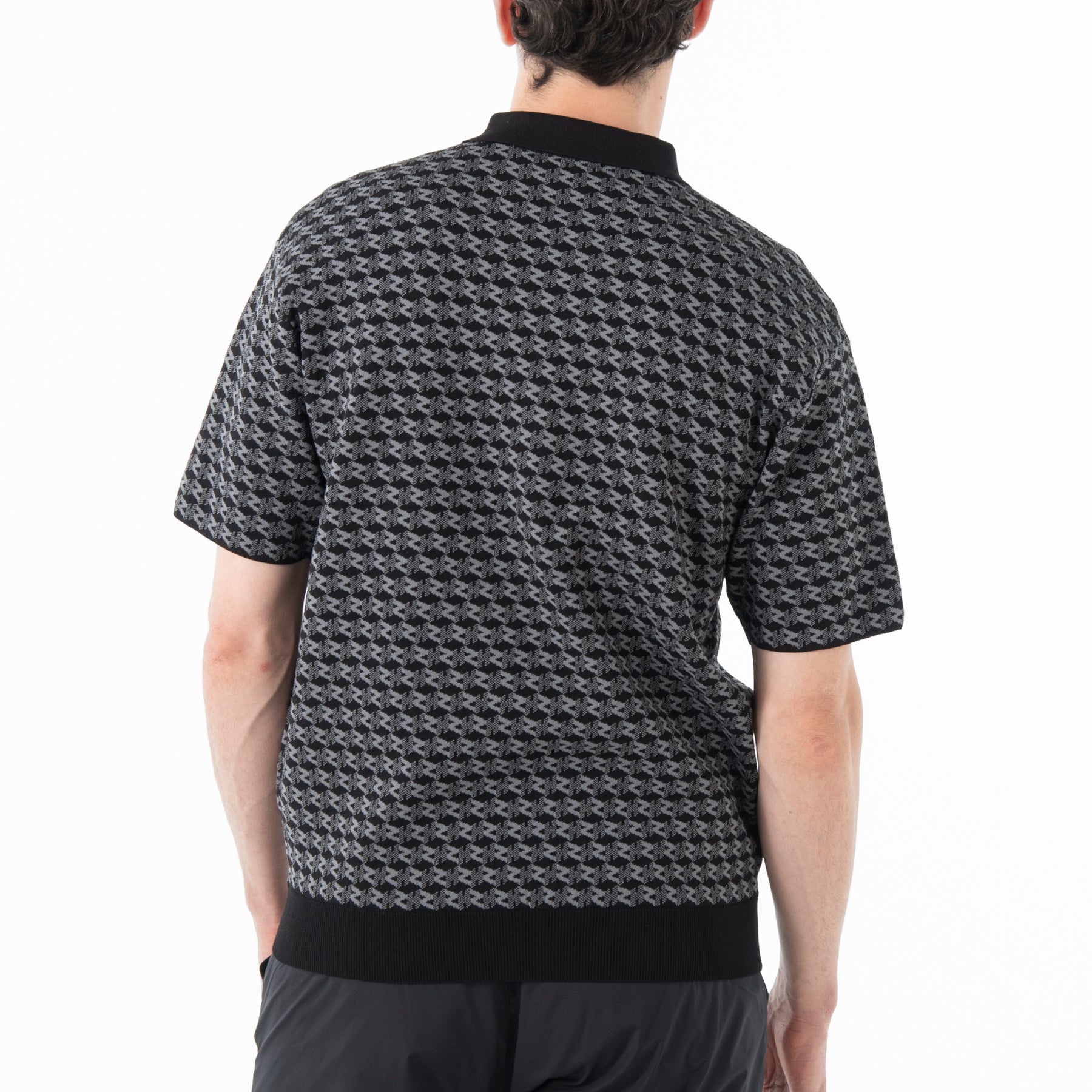 ZHG-M5A4d | Short-Sleeved Monogram Knit Polo 85116