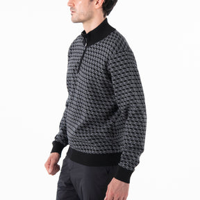 ZHG-M5A4b | Monogram Half-Zip Knit 85114