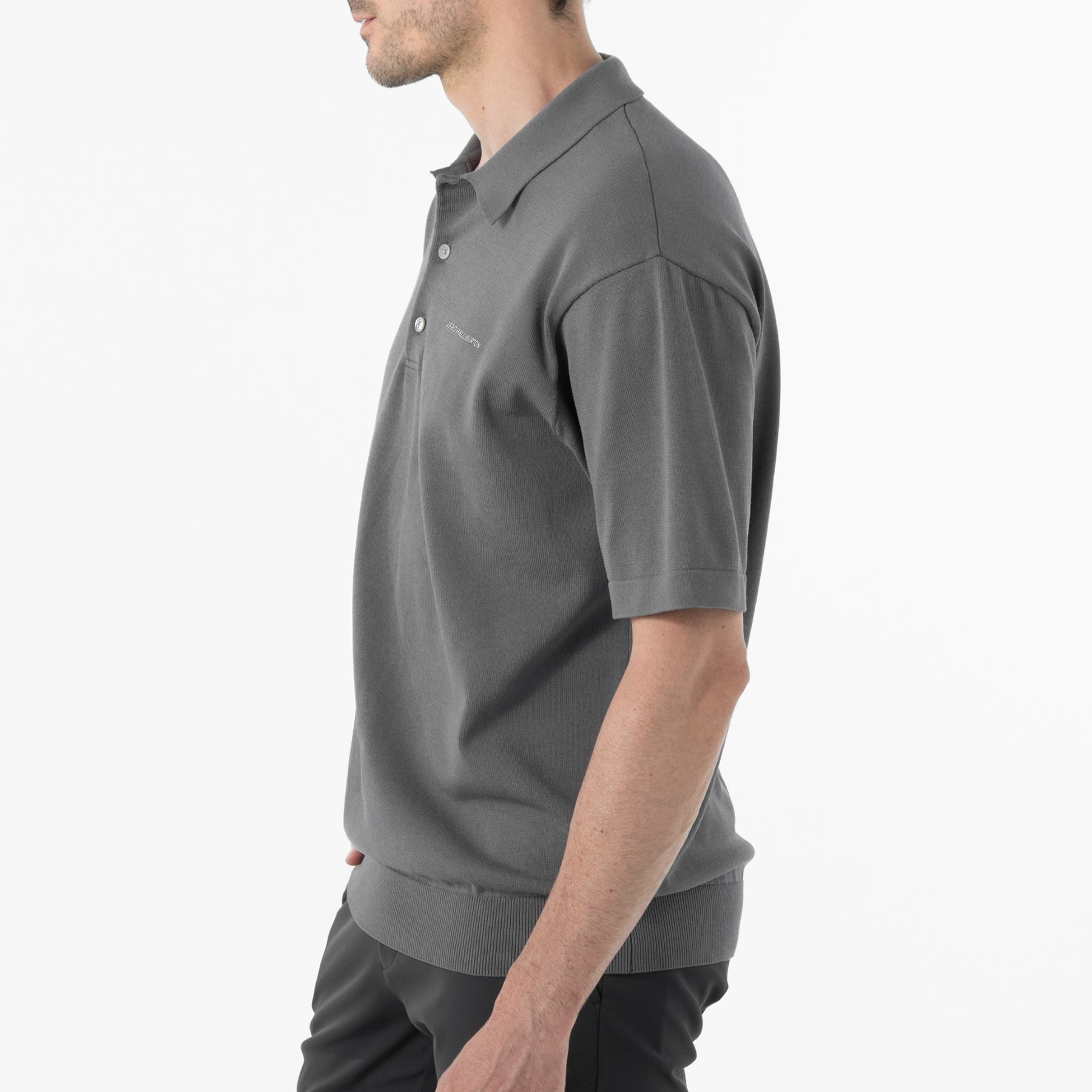 ZHG-M5A4c | Short-Sleeved Knit Polo 85115