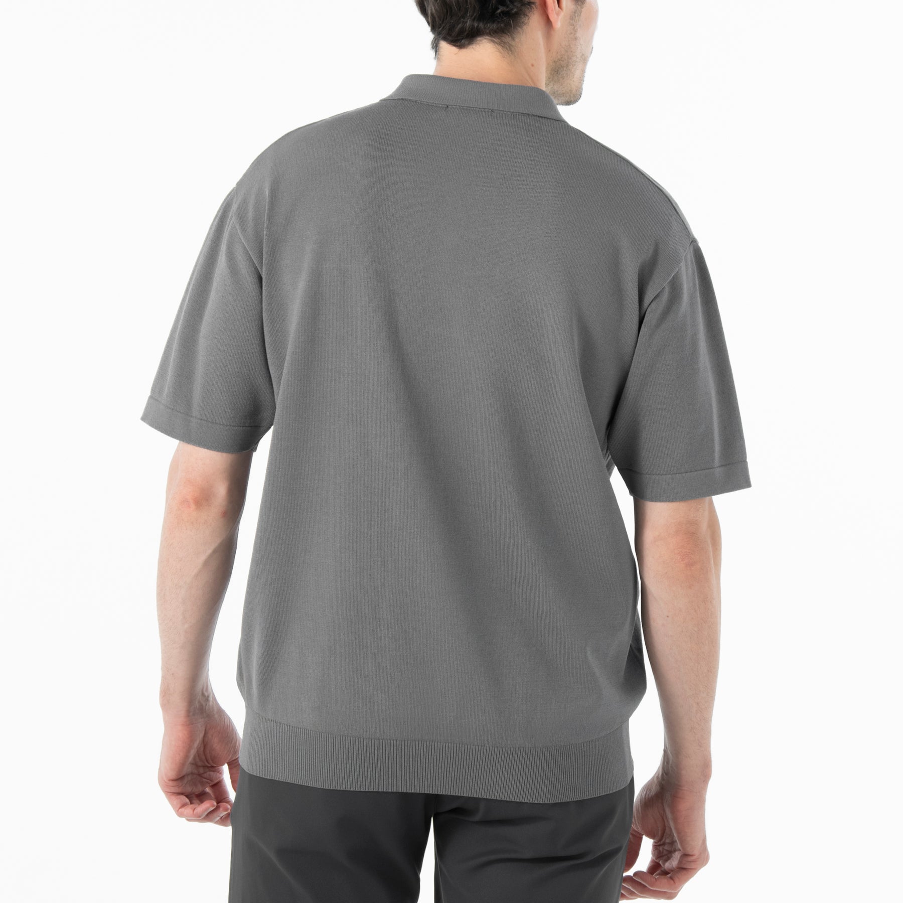 ZHG-M5A4c | Short-Sleeved Knit Polo 85115