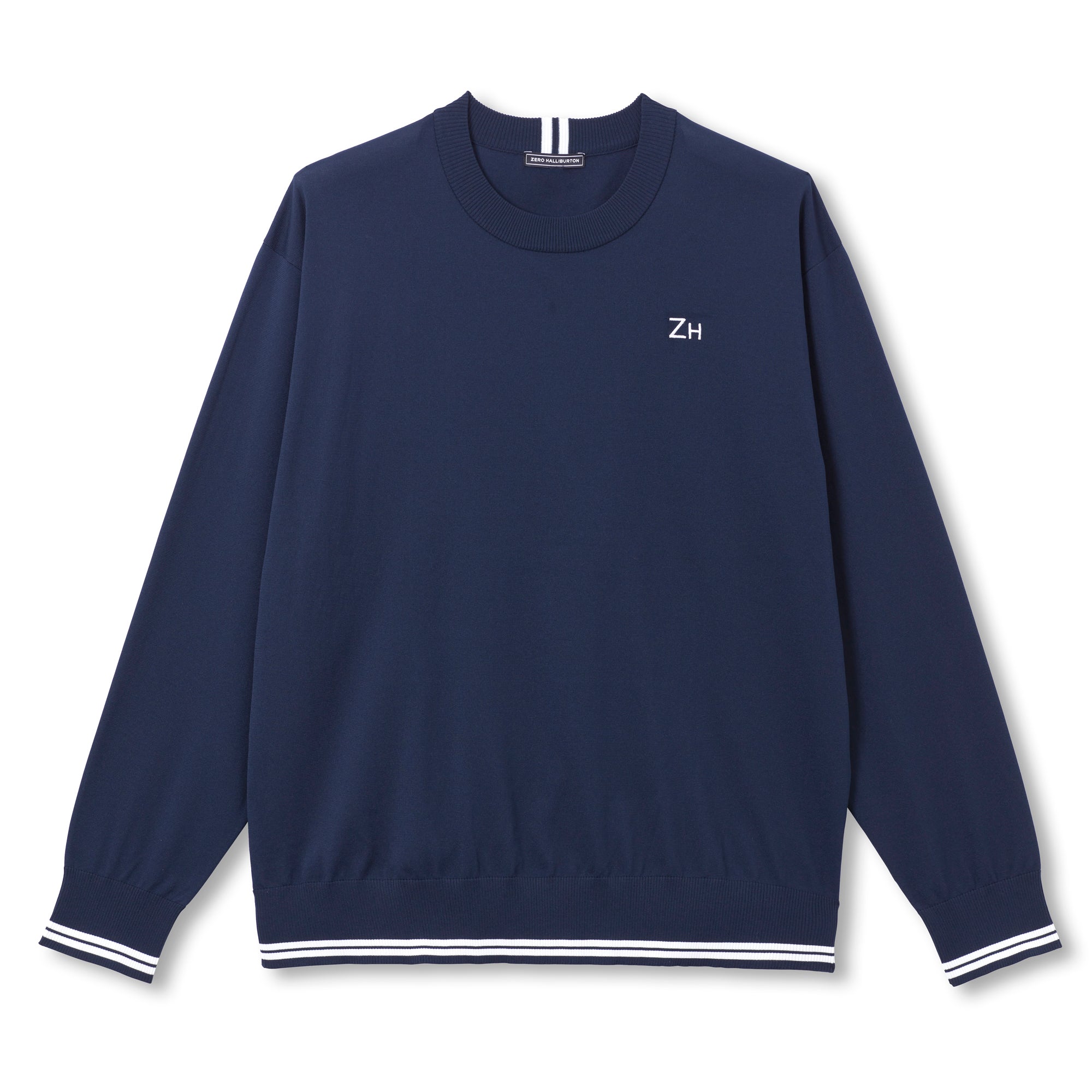 ゼロハリバートン ZERO HALLIBURTON ZHG-A21a | Crew Neck Knit
